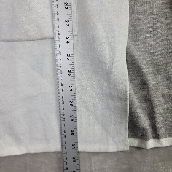 T Tahari White & Gray Colorblock Women's Sweater Cardigan | Size M - Picture 7 of 9